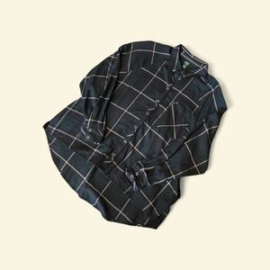 Wild Fable Navy Plaid Shirt